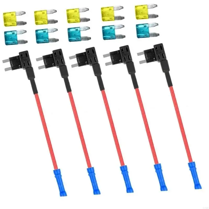 Miniature Fuses Holders Adapter High Current Capacity Low Heat Copper Wiring Seamless Dashcam Charging Integration