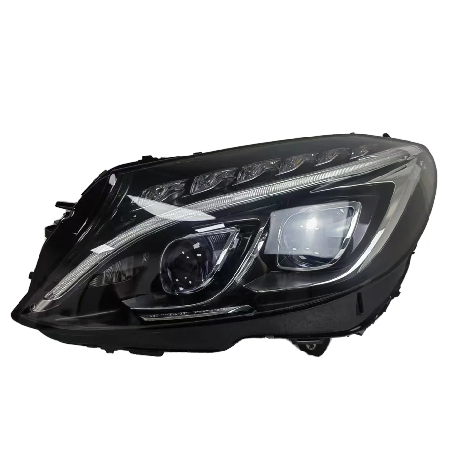 For For MERCEDES BENZ W205 C Class LED Headlight High Performance for C180 C200 C260 C280 C300 2015-2018 with 8000k Color