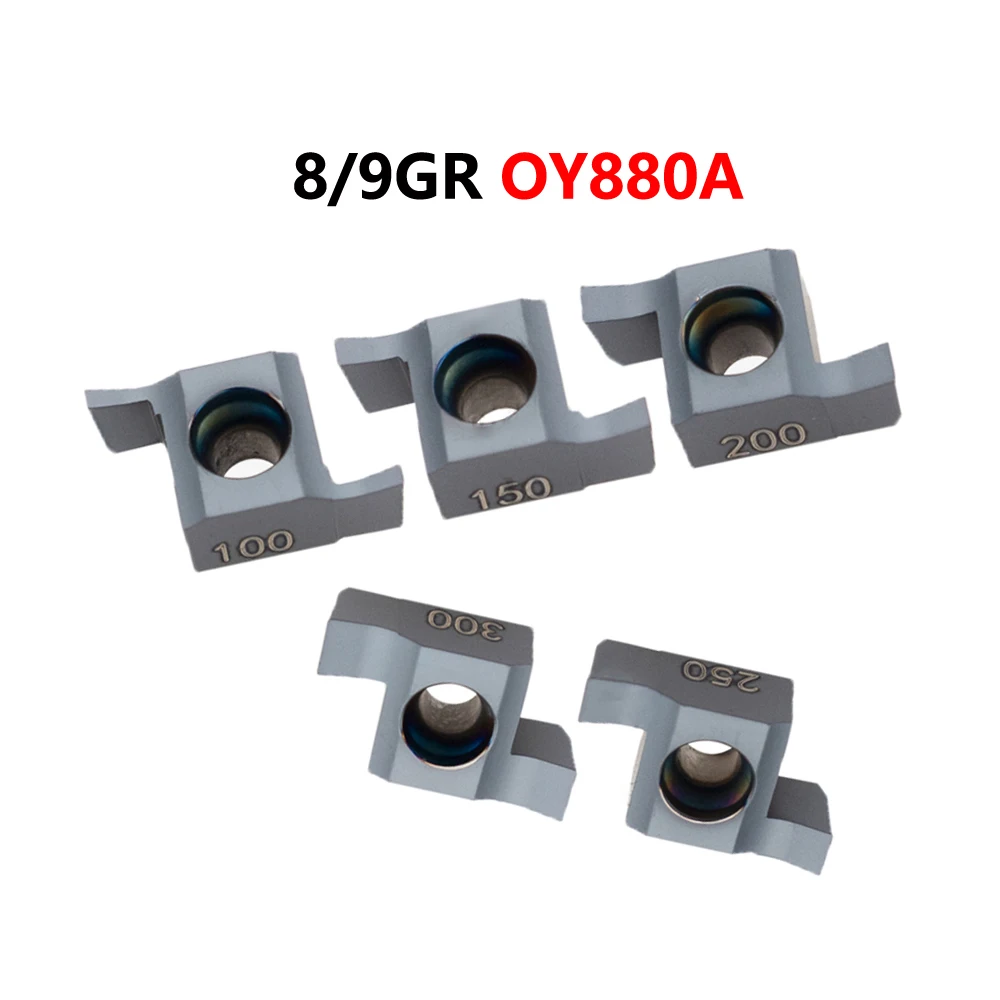 

OYYU CNC 8GR 9GR 100 110 130 140 150 160 170 180 190 250 300 8GR190 9GR100 OY880A Grooving Carbide Inserts Blades Tools