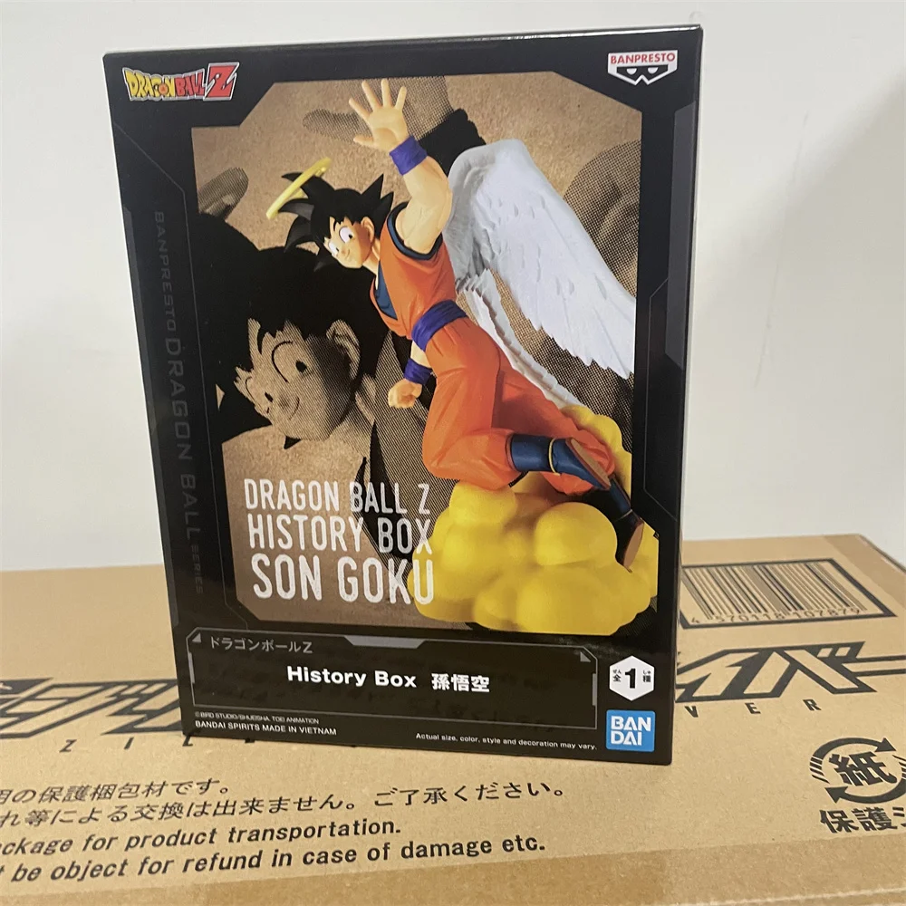 In Stock Original Banpresto Dragon Ball Z Anime History Box Son Goku Action Figurine PVC Toys Model Super Saiyan Figurine Doll