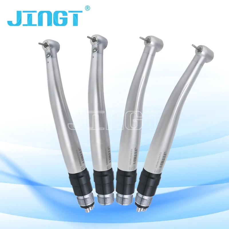 JINGT NSK type Dental LED Turbina E-generator High Speed Handpiece Push Button With 2/4-Hole Quick Coupler oral instrument