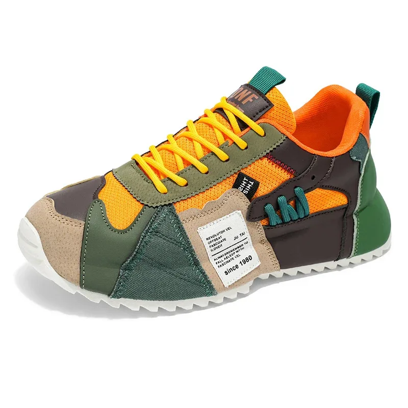 

Big size Men's casual sports shoes, fashionable lightweight running tennis shoes, spring autumn breathable men's shoes