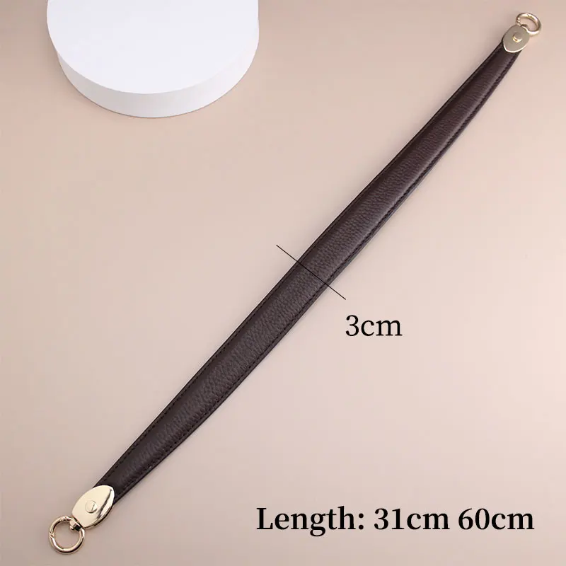 TINBERON Leather Bag Strap Handbag Handle Strap Women Fashion Shoulder Bag Strap Replacement Bag Parts Accessories 31/60cm Strap