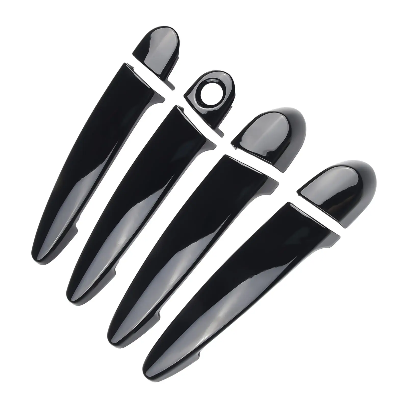 

4Pcs Door Handle Cover Trims Gloss Black For BMW E87 E90 E91 E92 E93 F30 X1 X2 X3 X4 X6 Carbon Fiber Door Handle Cap