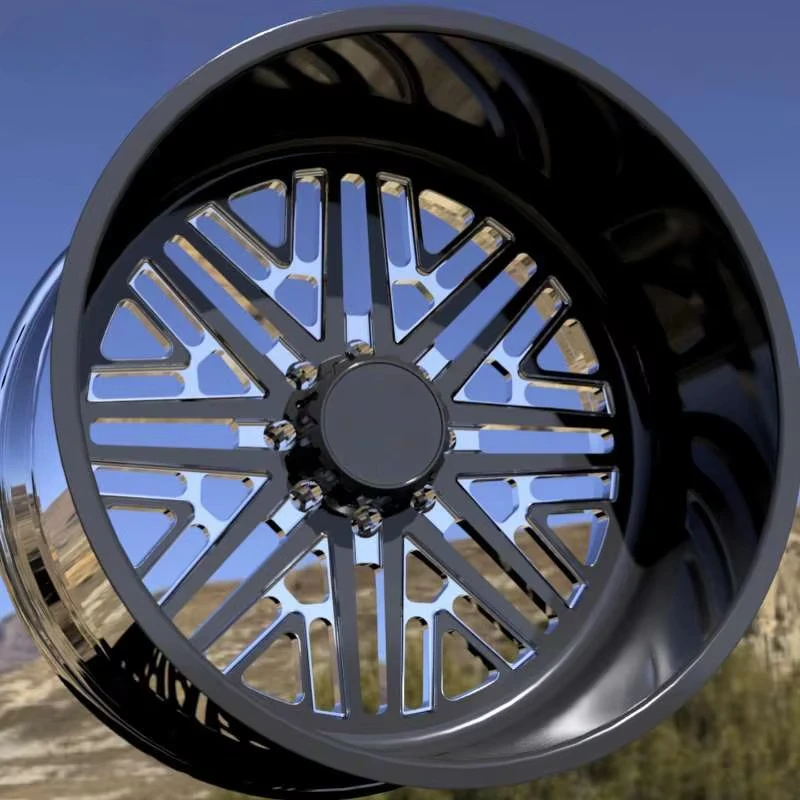 Deep groove Super Single Wheel 22 24 26 28 Inch  Forged  8x170 8x180 Chrome Deep Dish Wheels Passenger Car Wheels Rims