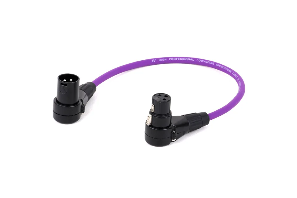 XLR-Kabel, 90-Grad-Stecker auf Buchse, Audiokabel, Kanone, symmetrisches XLR-Karton-Mikrofon, Mischpult, Soundkarte, Verlängerungsleitung – Detail 7