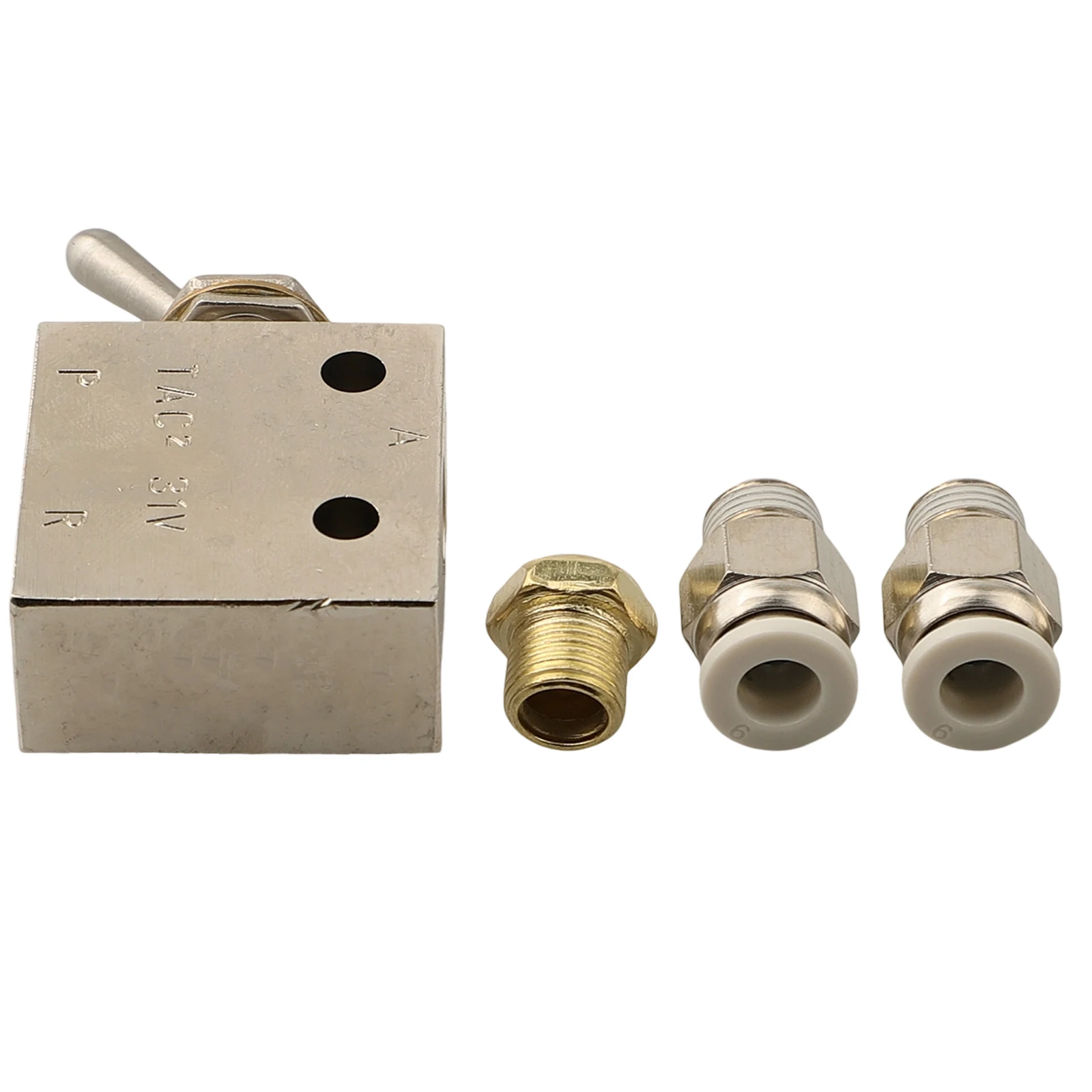 Mechanical Pneumatic Valve TAC231V 2 Position 3 Way with 6mm Connector for Controlling Air Flow in Pneumatic Devices