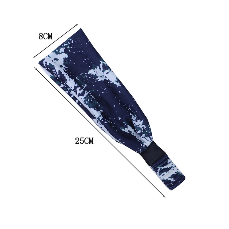 Headband Sweat Band Sport Head Hair Bandage Workout Gym Tennis Fitness Jog Basketball Running Sweatband Women Men Headwrap