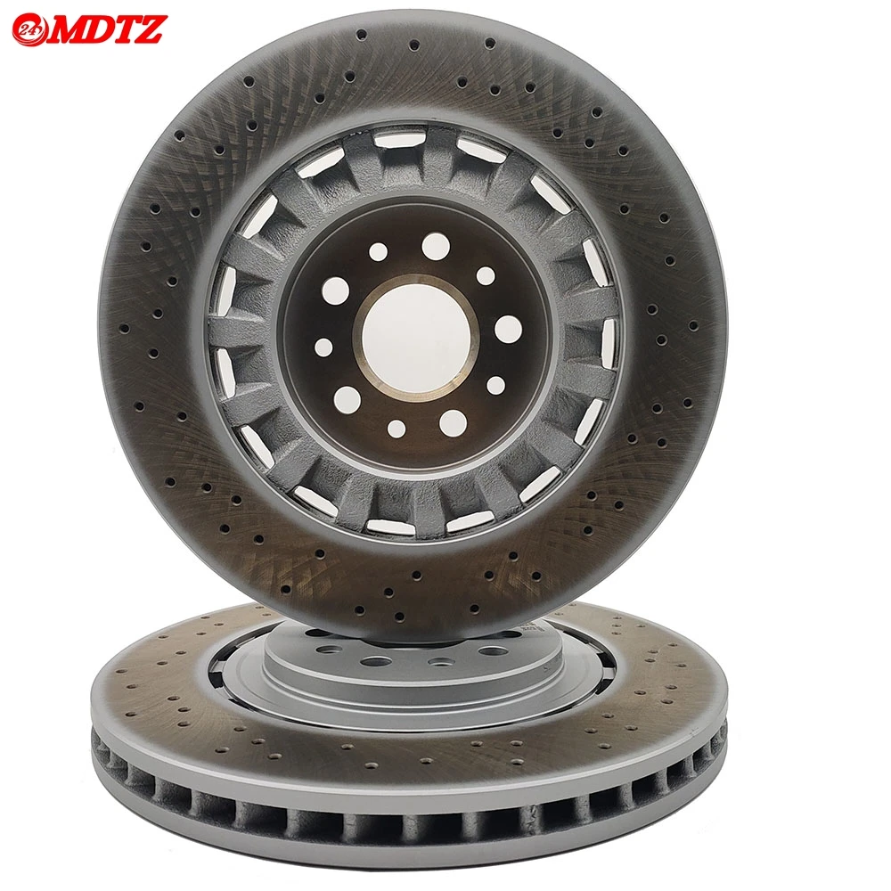 2PCS Dacromet Coating Front Brake Disc for Maserati Ghibli SQ4 Quattroporte AWD Ghibli S 360mm 670030935