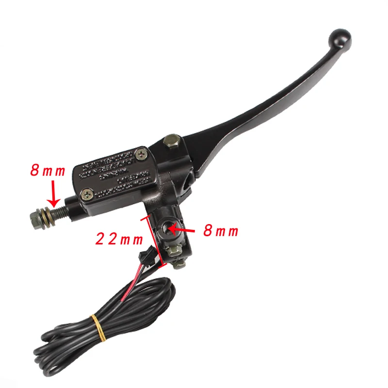 22 مللي متر مضخة الفرامل الجبهة أسطوانة رئيسية الفرامل الهيدروليكية لقطع غيار الملحقات المعدلة Citycoco