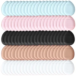 50/100PCS 미니 핑거 퍼프 메이크업 스펀지 퍼프 컨실러 파운데이션 에어 쿠션 화장품 도구 드라이 웨트 여성용 뷰티 도매