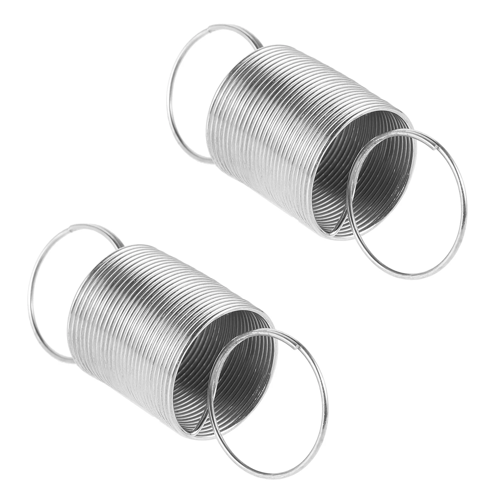 2 قطعة نوابض التوتر الفولاذ المقاوم للصدأ حلقات مزدوجة صغيرة تمديد الينابيع لتجربة قوة اختبار استبدال المقياس #2