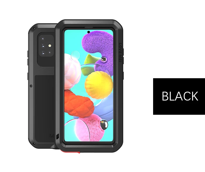 Love Mei For Apple Phone Cases for Samsung A54 53 52 34 42 51 71 Grade Heavy Duty Protective Case Silicone Shockproof Dust proof