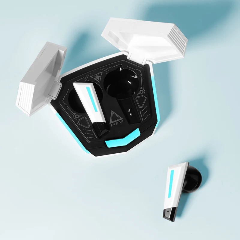 Sunaōkami Shiroko سماعات بلوتوث أنيمي لعبة الأزرق الأرشيف موضوع داخل الأذن سماعات أذن TWS لاسلكية HiFi سماعات طويلة التحمل #2