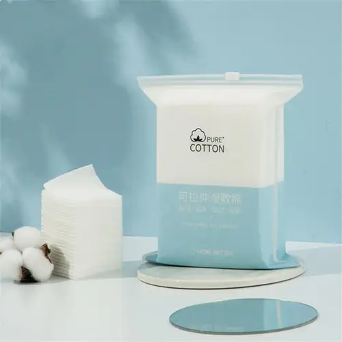 일회용 신축성 클렌징 메이크업 코튼 와이프, 얇은 메이크업 리무버 패드, 초박형 페이셜 클렌징 페이퍼, 메이크업 도구 