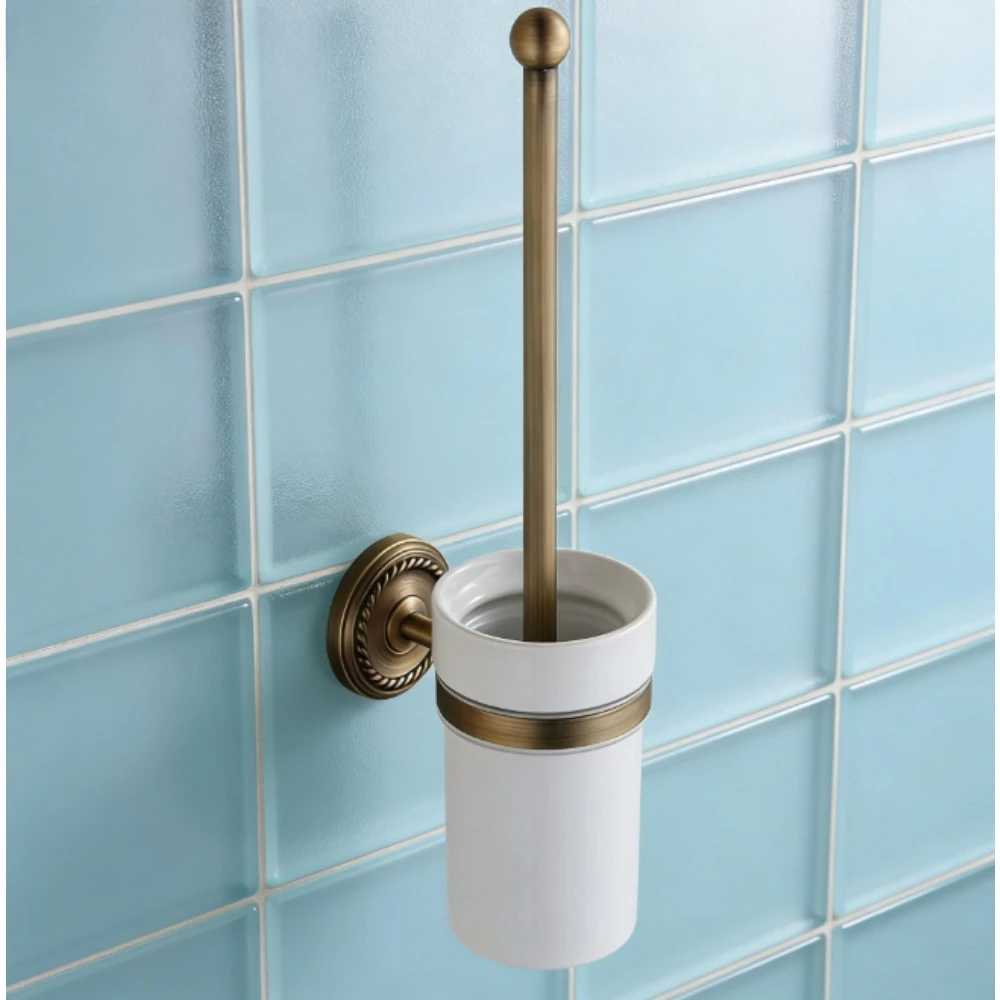 

Настенный модный держатель для туалетной щетки, простая установка, бытовой набор для чистки ванной комнаты