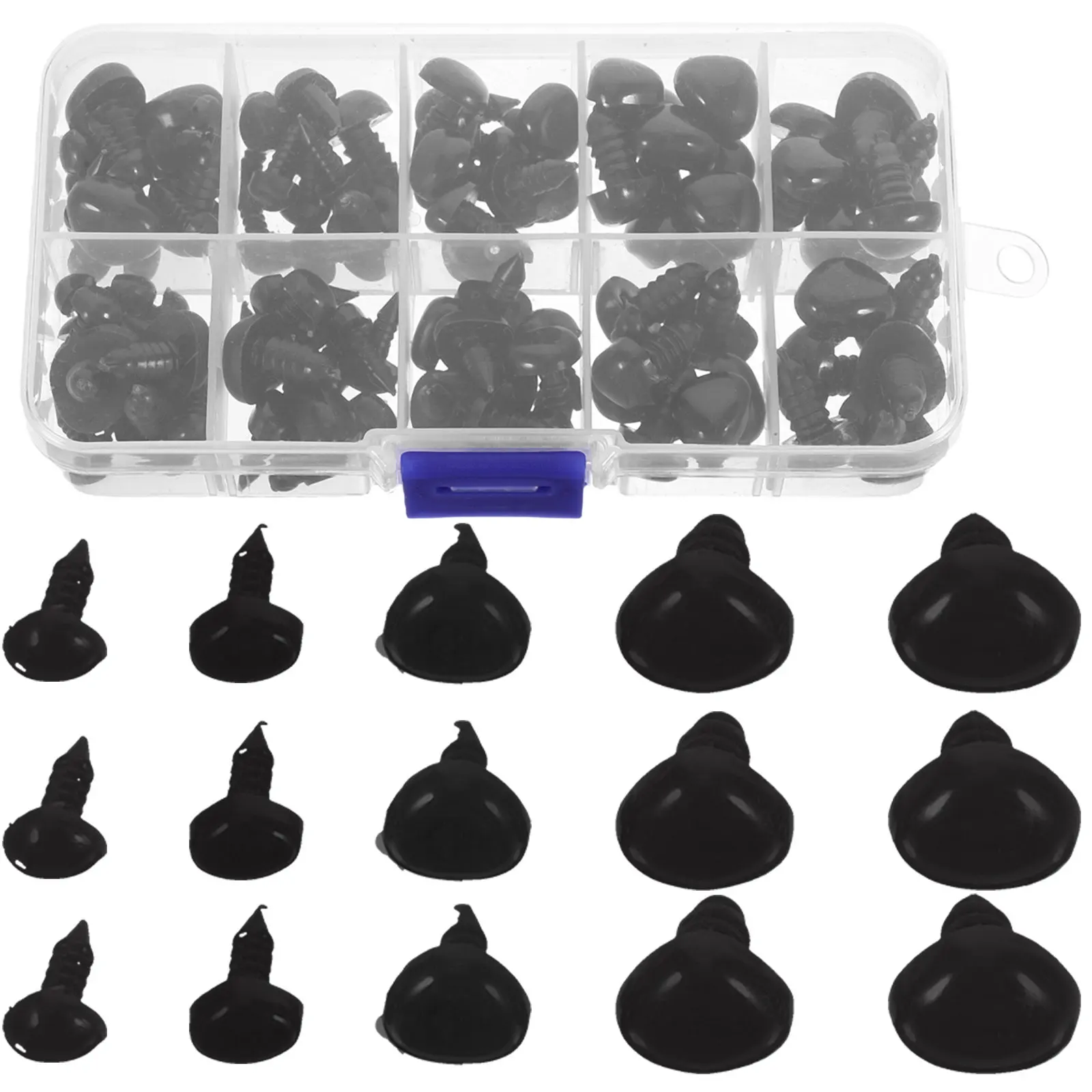 

100 шт. пластиковых носиков для мягких игрушек, безопасные, для рукоделия, аксессуары для самостоятельного изготовления, для взаимодействия детей и родителей