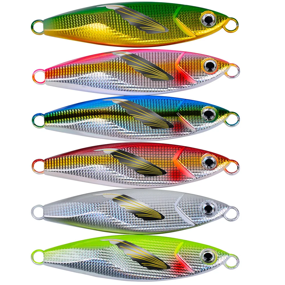 Señuelo jig metálico para jigging lento con cuchara ala Dubstep Wing - imagen 4