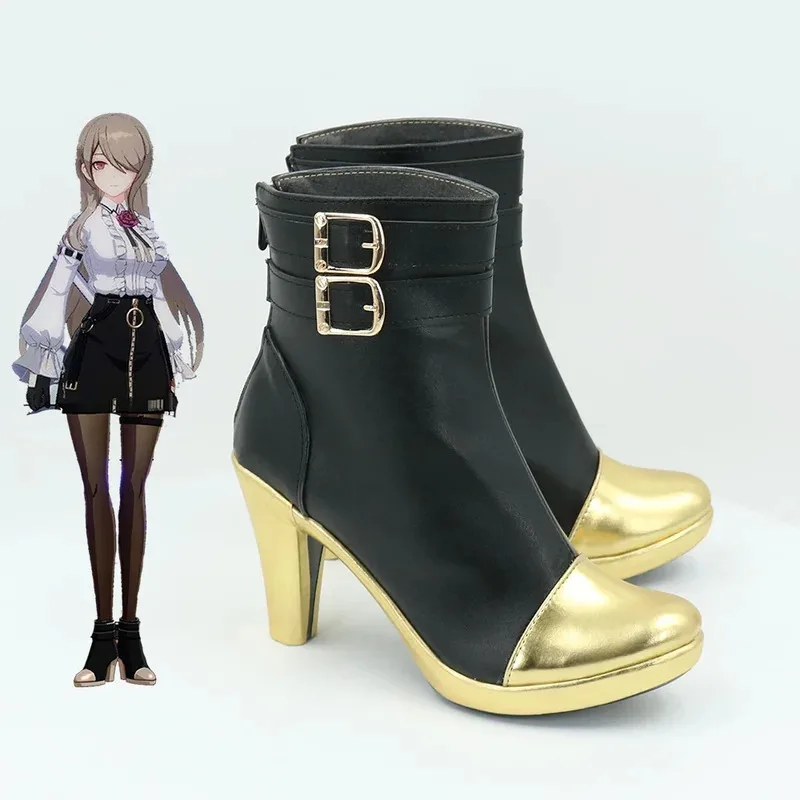 CyGame Honkai Impact 3 Rita Rossweisse Cosplay botas de tacón alto zapatos para Halloween Navidad actuación colección de Fans regalo