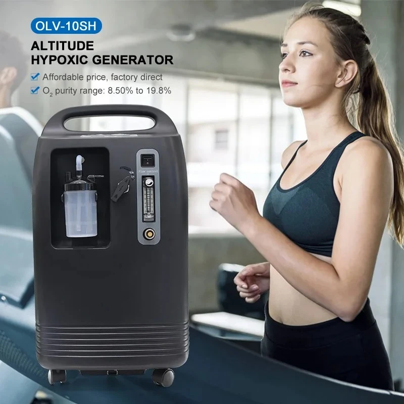 1200m-7200m Simulated Altitude Training Equipment Fitness Training Mask Hypoxic Generator for Sports Endurance Training