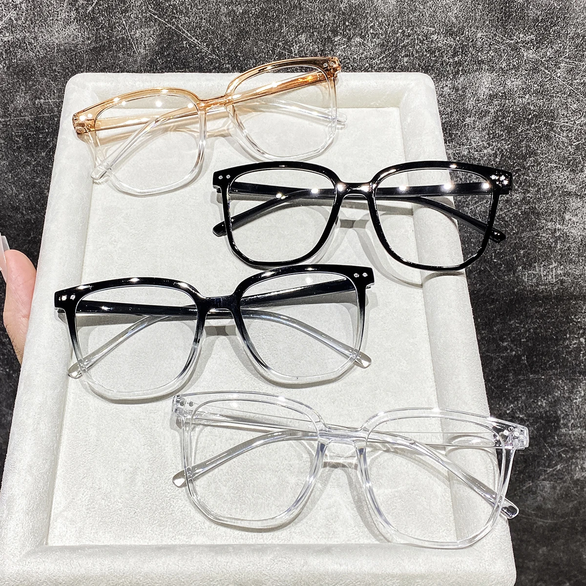 4 قطع من النظارات الرجالية الب - مراجعة Men'S Fashion Non Prescription Glasses وسعره