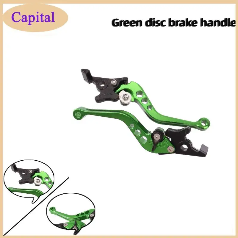 1 Pair Fit For Motorcycle Modification Accessories Adjustable Front Rear Disc Brakes Double Disc Brake Handle Lever