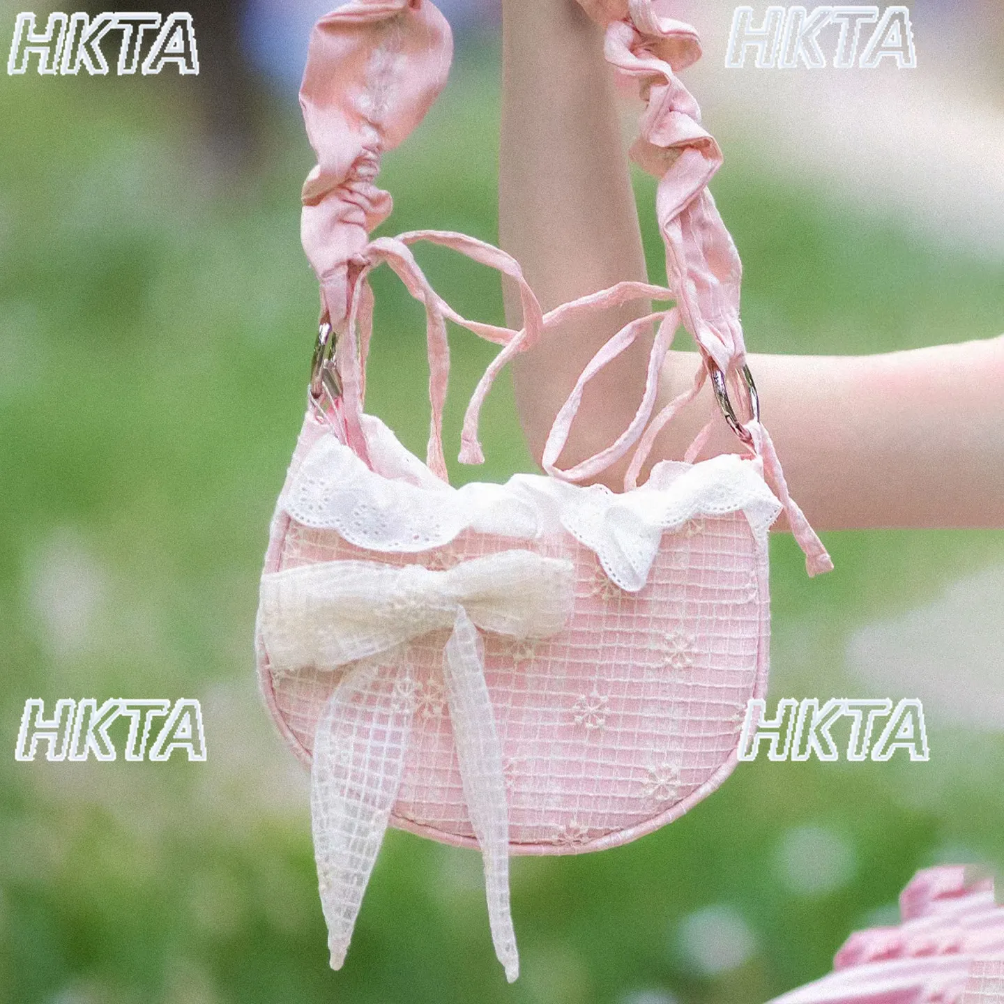

Japanese 2026 Summer New Sweet Cute Lace Bow Casual Lolita Tote Bag Ladies Daily Commute Vacation Versatile Messenger Bag Women