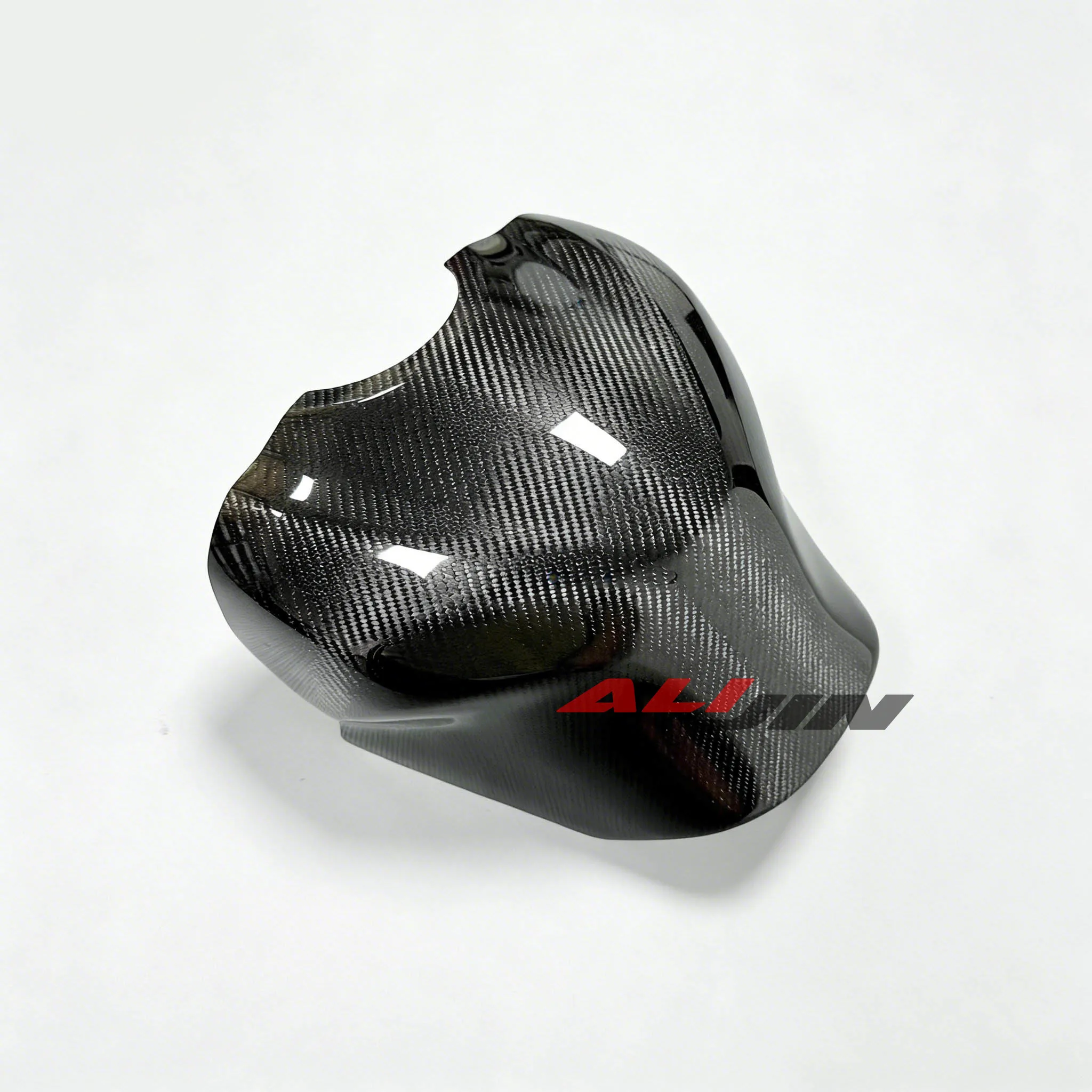 

Real Carbon Fiber For Kawasaki NINJA ZX4R ZX4RR Motorcycle Rear Raised Higher Fuel Tank Cover Protector Fairing Panel Cowling