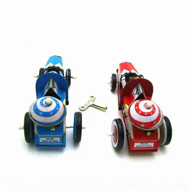 MS269 blaszany samochód wyścigowy, zabawka retro spersonalizowany prezent kreatywne rekwizyty ozdoba blaszana zabawka