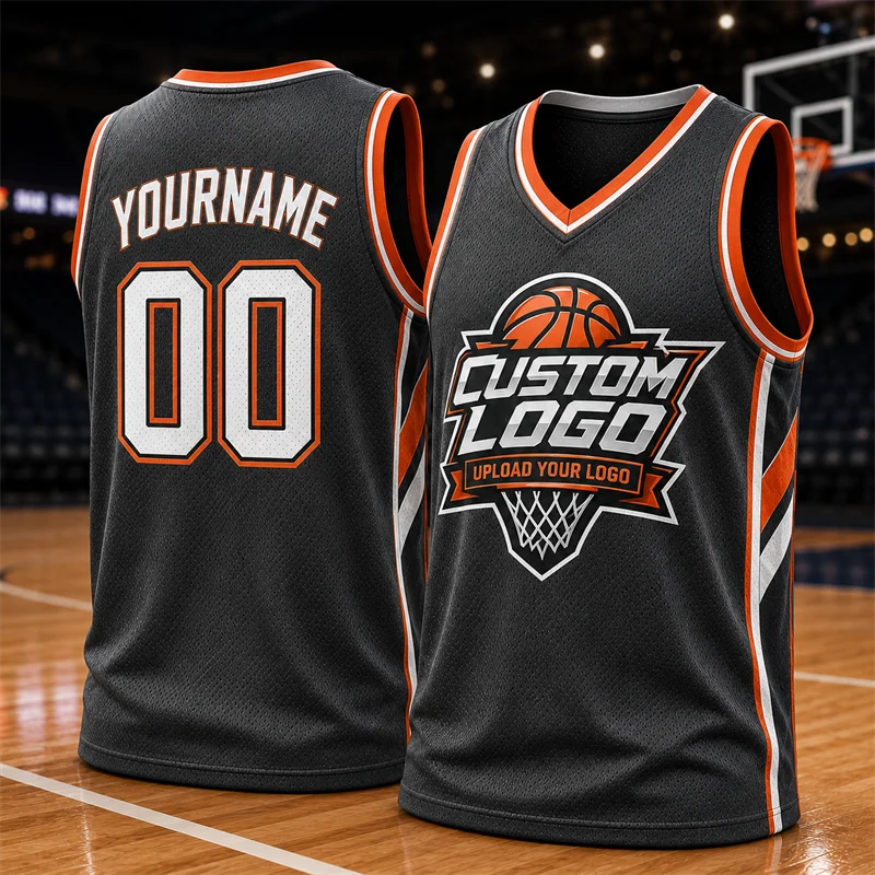 Fashion Personality Basketball Jersey For Men Free Custom Logo Name Number 3D Printed Team Uniforms Loose Breathable Tank Tops