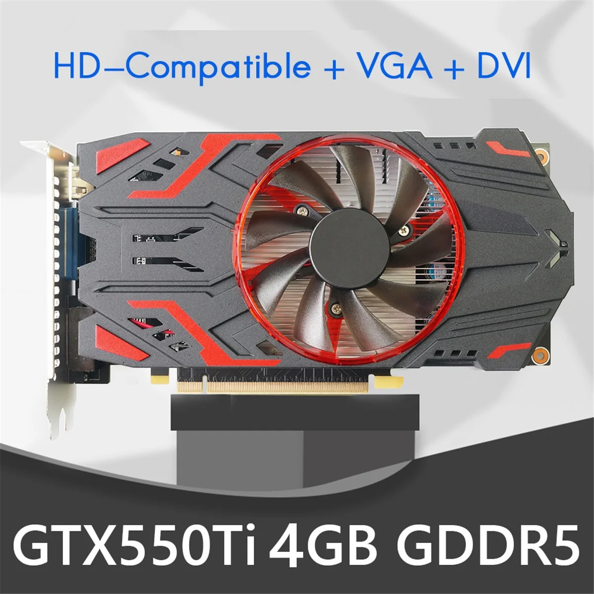 Tarjeta gráfica de ordenador GTX 550Ti 4GB GDDR5, tarjetas de vídeo para juegos para pci-express 2,0, tarjeta de vídeo de juego independiente para ordenador