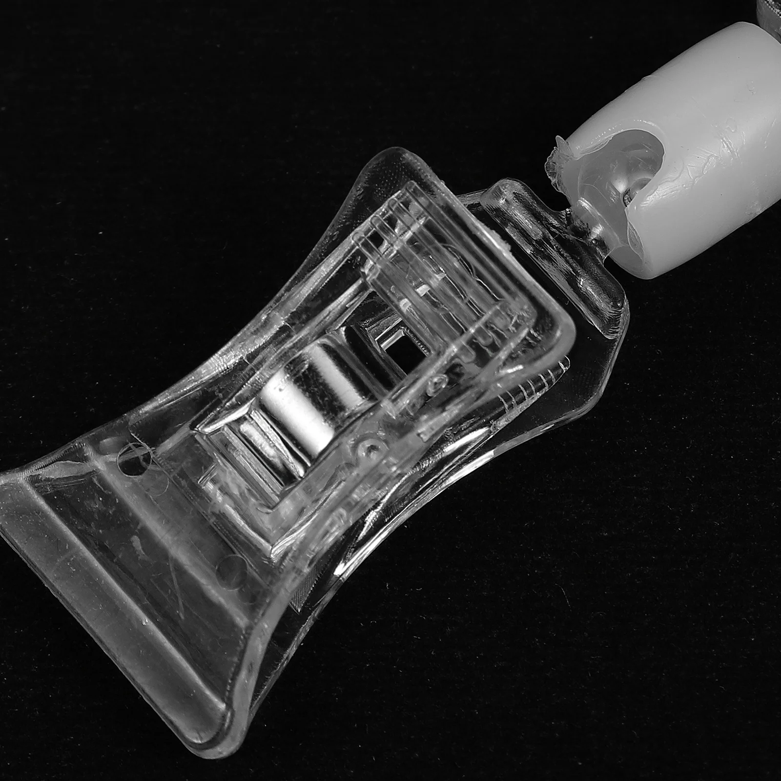 10Pcs Plastic Double Sided Clips Adjustable Price Holder Sign Clamp Merchandising Display for Retail Store Office