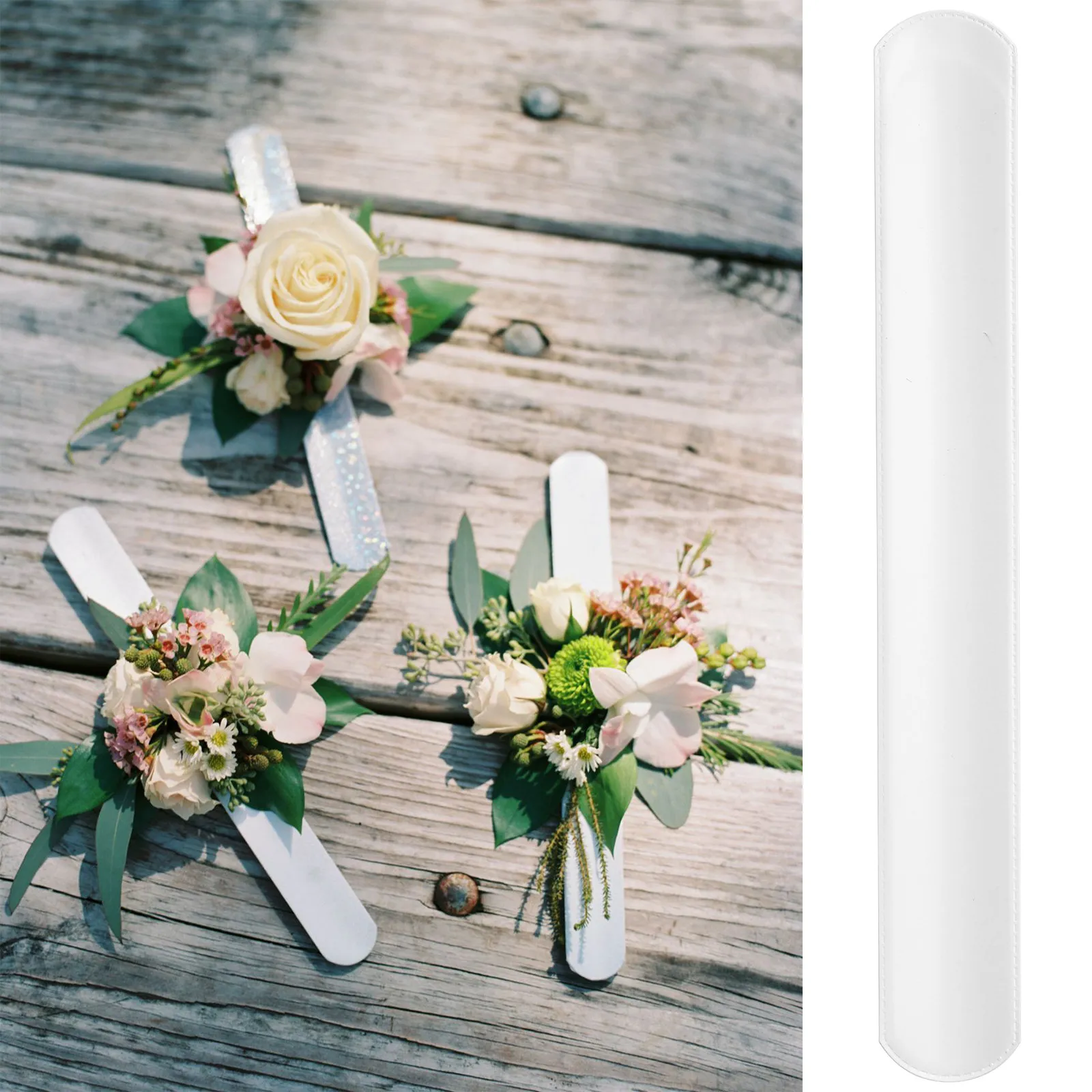 

96Pcs Blank Slap Bracelets Smooth PVC Snap Bands for Kids DIY Crafts Birthday Party Bag Fillers Wearable Fun Activity Gift