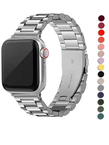 Metal Strap For Apple Watchband 38mm 44mm 40mm 45mm 41mm 42mm 49mm Stainless Steel Band For iWatch Series 7 6 5 4 3 9 8 2 1Ultra