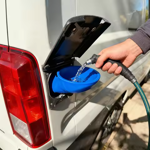 Water Filler Filling Funnel for Camper Campervans RV Caravan for P&ouml;ssl Summit Dethleffs c'joy Fendt Jayco Jayflight Knaus Azure