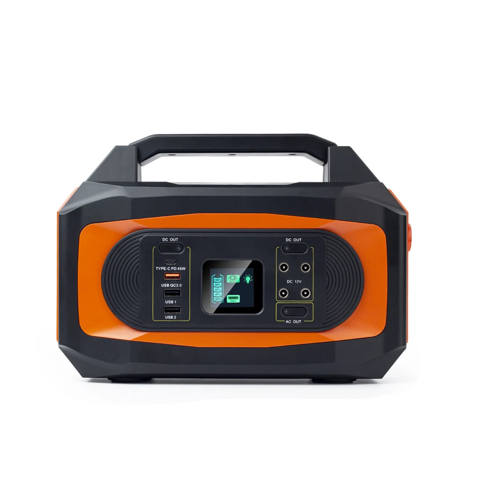 

Camping Emergency outdoor NCM lithium battery solar generator 500W 407wh Portable power station