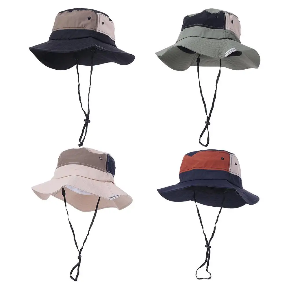 

Sun Protection Mountaineering Hat Quick-dry Big Brim Hiking Fisherman Hat Visor Sunscreen Sun Protection Bucket Cap Hiking