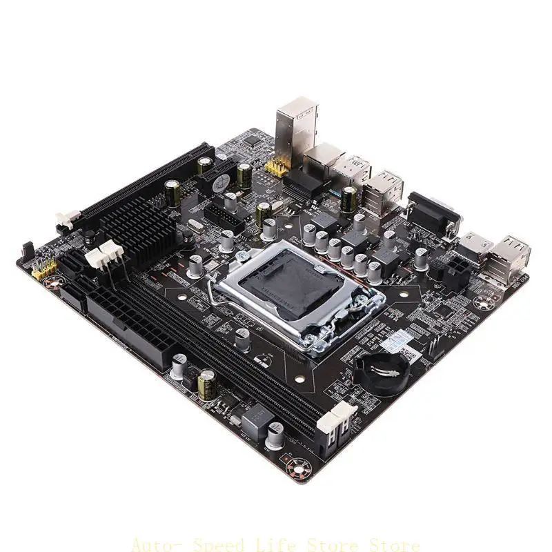 

02DA BTC B75 Mining Motherboard LGA1155 Поддержка Dual DDR3 DIMM для ETH Ethereum Miner Плата B75-1155 ПК материн