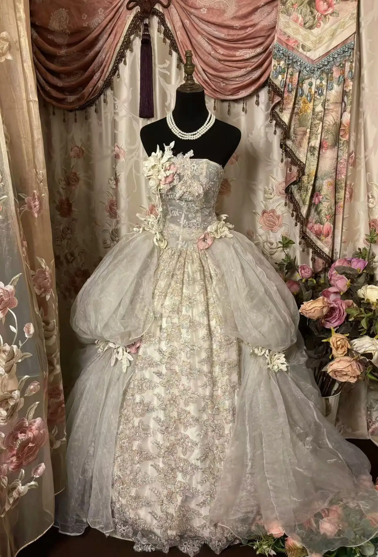 Robe de Soirée Personnalisée avec Photo Réelle, Design Original, 15 Pièces, Tenue de Bal, Éducative