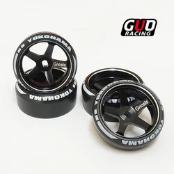 2W2N Metal Wheel Hub&logo Drift Tires for Mini-Q Mini-D Wltoys K989 K969 RC Car Upgrade Parts