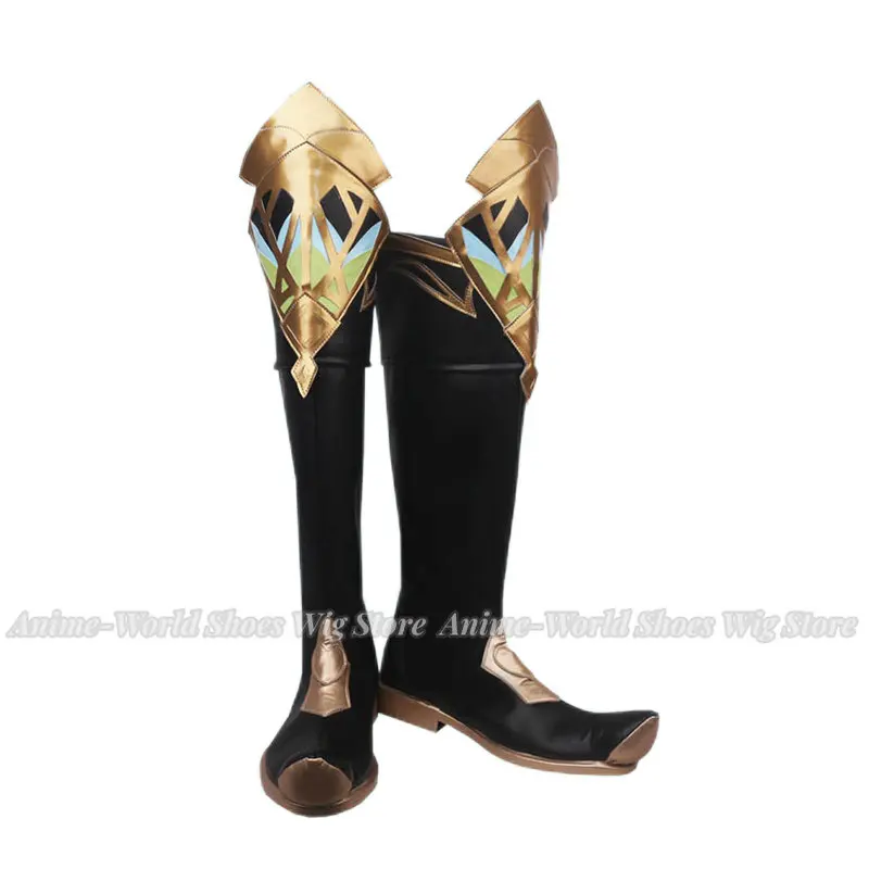 Novo jogo genshin impacto cosplay sapatos genshin impacto al haitham cosplay botas carnaval sapatos de halloween para mulheres