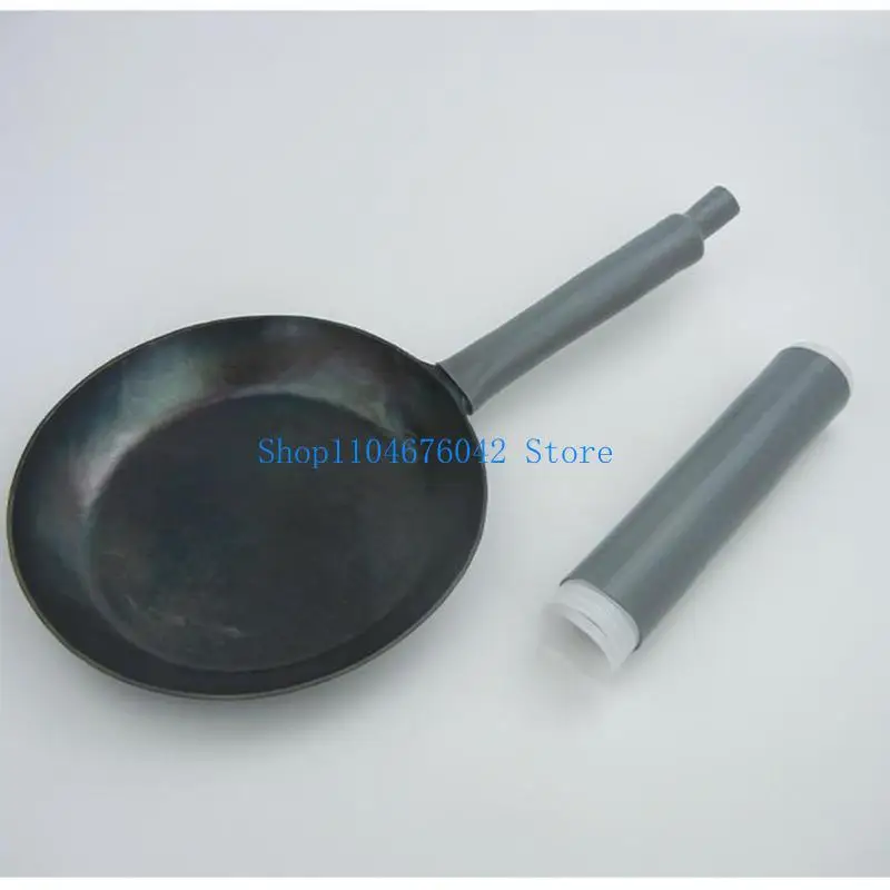 

5asd Antiscalding Pots Handle Heat Insulation Rubber Handle Cover Hot Handle Holder Sleeve Protectors Easy Installation