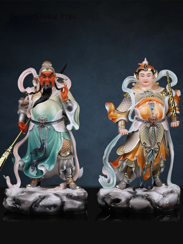 

12inch Garanweituo Bodhisattva Home offerings of Buddha statues Resin crafts 1pcs Weituo Protector Buddhist Hall Decoration