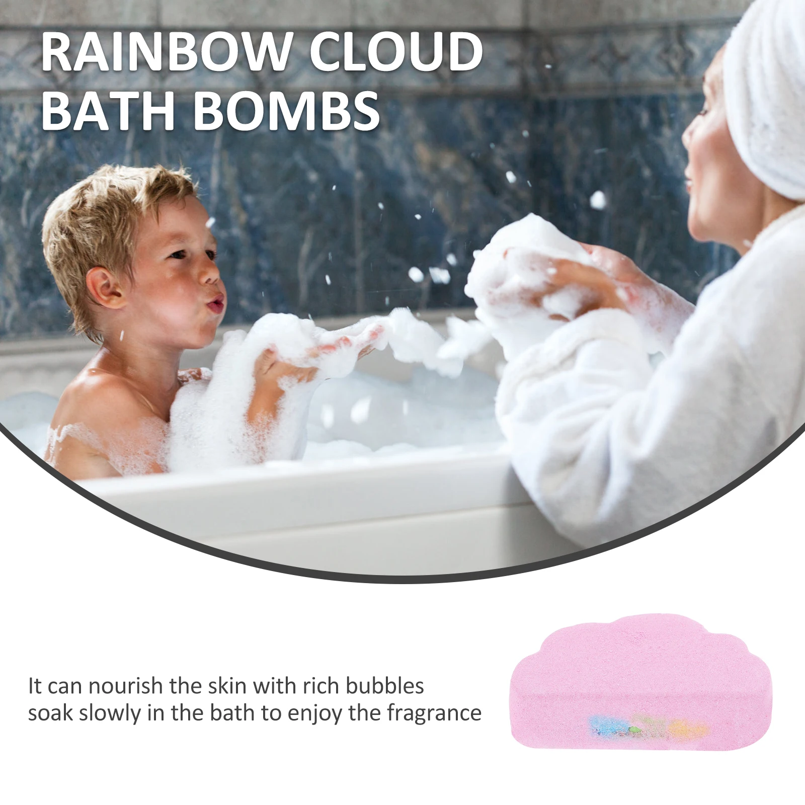 

Bath Salt Balls Aroma Bathing Bombs Spa Bubble Making Neutral Shape With Essential Oils Moisturizing Skin Exfoliating
