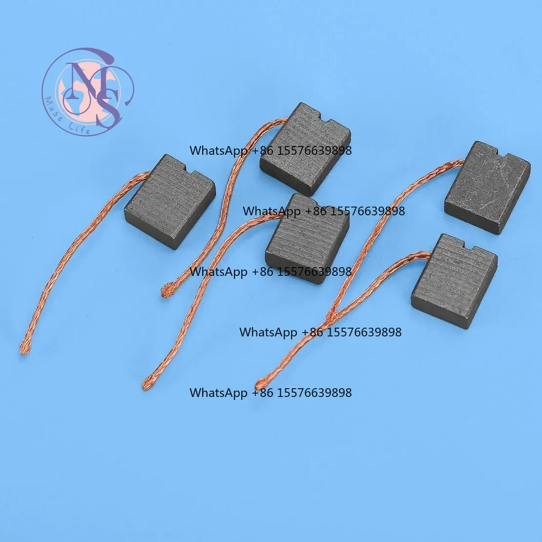 5Pcs ABS Pump Accumulator Carbon Brushes, Auto Brake Replacement Spare Part