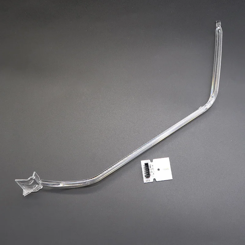 Para audi q3 ue carro drl chip guia de luz tubo diurno faróis branco anjo olho 2016-2018 lastro fonte de luz chip baixo