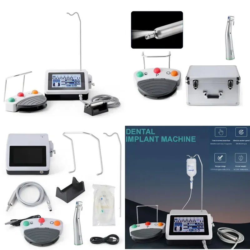 High Quality Intelligent Touch Dental Implant Motor System 5-70Ncm Power Supply Dental Equipment