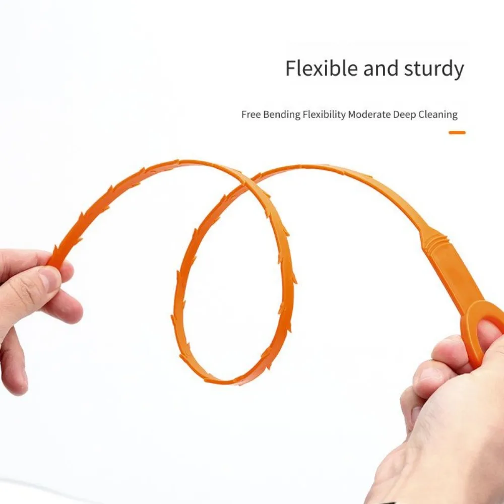 Household Drain Clog Remover Pipe Cleaner Drain Cleaner Dehairer Hair Pipe Cleaning Tool For Bathroom Sinks Shower Bathtub view 2