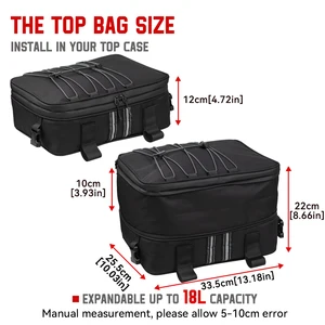 Upper motorcycle bag, luggage side bag, bmw R1250GS Adventure R1200GS R 1250 GS LC Adv, upper box bag Main Motor Moto Sales - №3