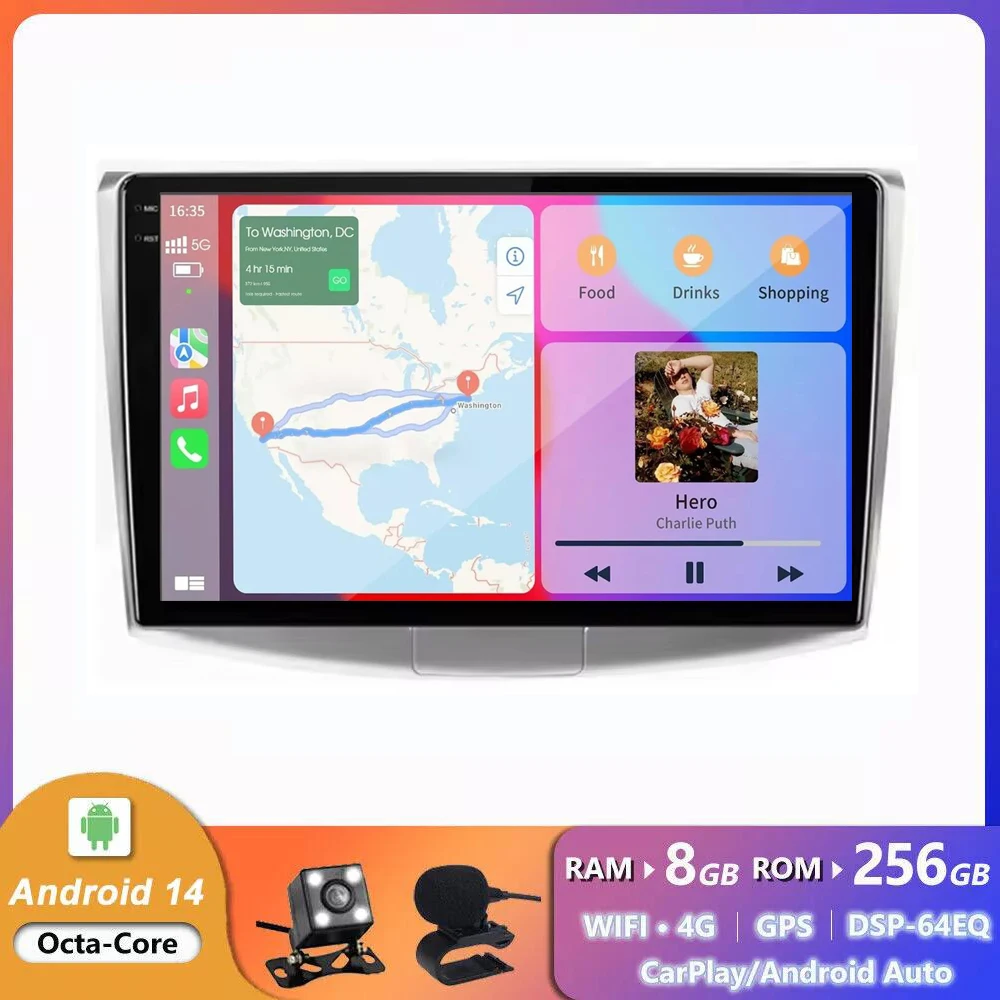 

Wireless Carplay Auto Car Radio For Volkswagen VW Passat B6 B7 CC Magotan 2007 - 2015 Multimedia Player Navigation GPS DSP RDS